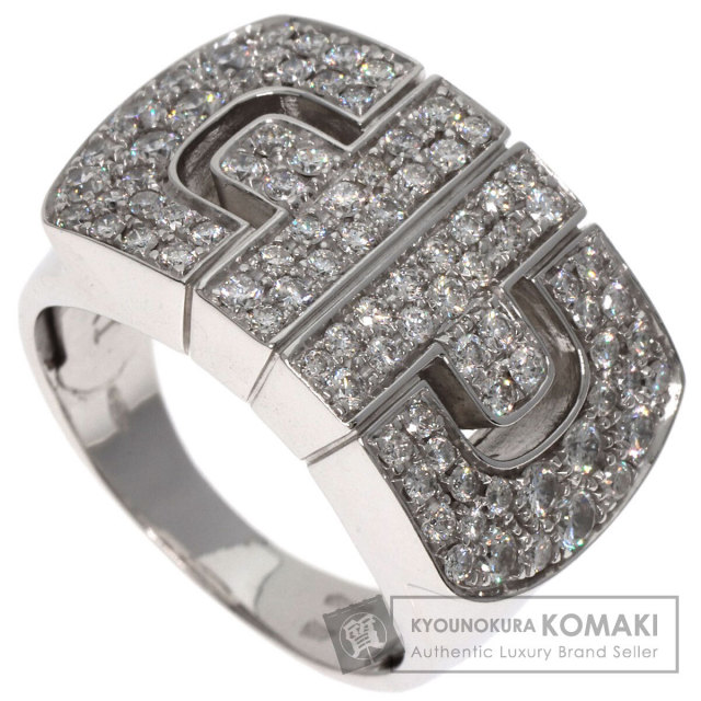 BVLGARI ブルガリ パレンテシ パヴェ ダイヤモンド リング・指輪 K18 