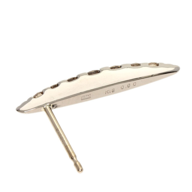 Kashikey カシケイ ネイキッド ブラウン ダイヤモンド ピアス K18BG