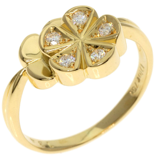 【美品】Dior Mimirose リング　K18 イエローゴールドダイヤモンド Dior ディオール ダイヤモンド リング・指輪 K18イエロー