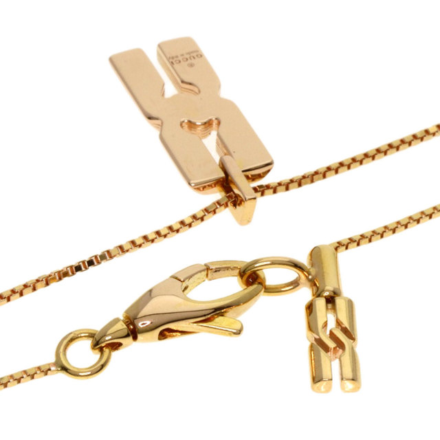 GUCCI グッチ インフィニティ ネックレス K18ピンクゴールド レディース