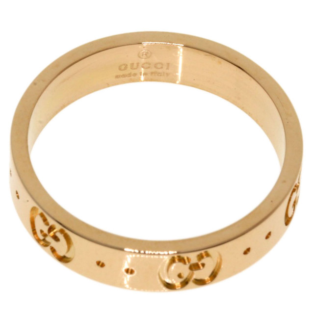 GUCCI グッチ アイコン #12 リング・指輪 K18ピンクゴールド  