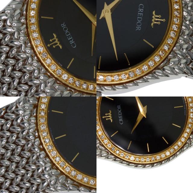 SEIKO クレドール 18KT ダイヤベゼル メンズ 腕時計8N70-6140 楽天市場】セイコー 8N70-6140 クレドール ベゼル ダイヤモンド