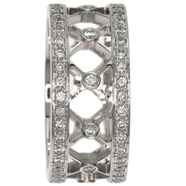 【新品未使用】Tiffany & Co. プラチナ ダイヤモンドリング TIFFANY&Co. ティファニー ヴォアール フル エタニティ ダイヤモンド
