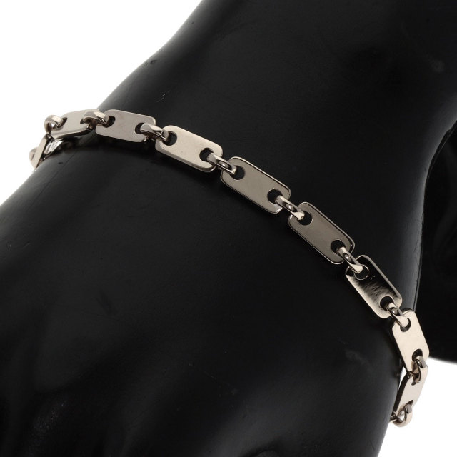CARTIER カルティエ フィガロ 鍵付き ブレスレット K18ホワイト