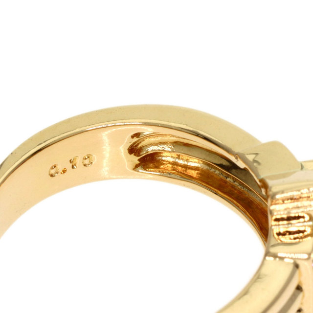 TASAKI タサキ ダイヤモンド ルビー リング・指輪 K18イエローゴールド