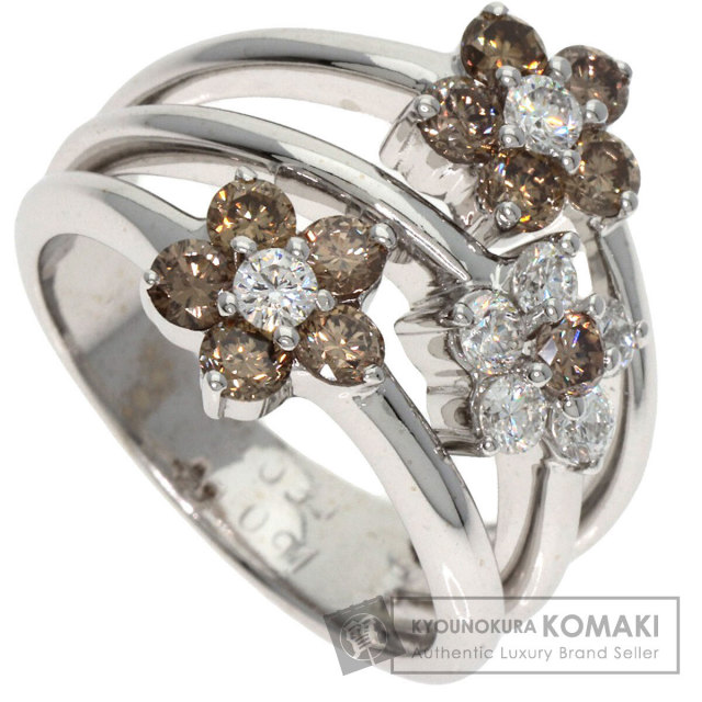 Ponte Vecchio ポンテヴェキオ フラワーモチーフ ダイヤモンド リング  