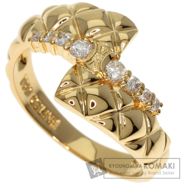 CELINE セリーヌ ダイヤモンド リング・指輪 K18イエローゴールド  