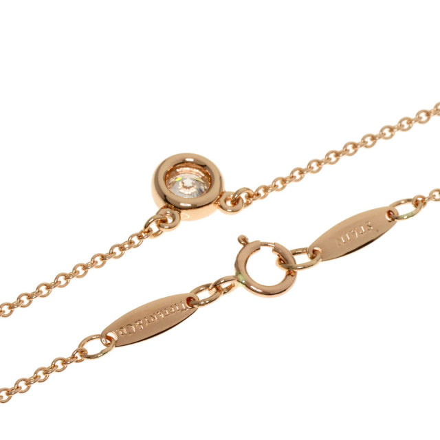 TIFFANY&Co. ティファニー バイザヤード ダイヤモンド ネックレス K18  