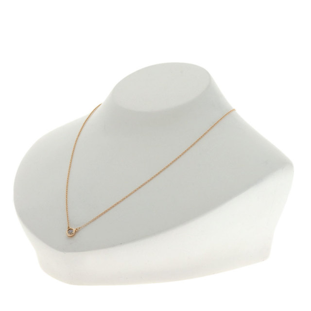 TIFFANY&Co. ティファニー バイザヤード ダイヤモンド ネックレス K18  