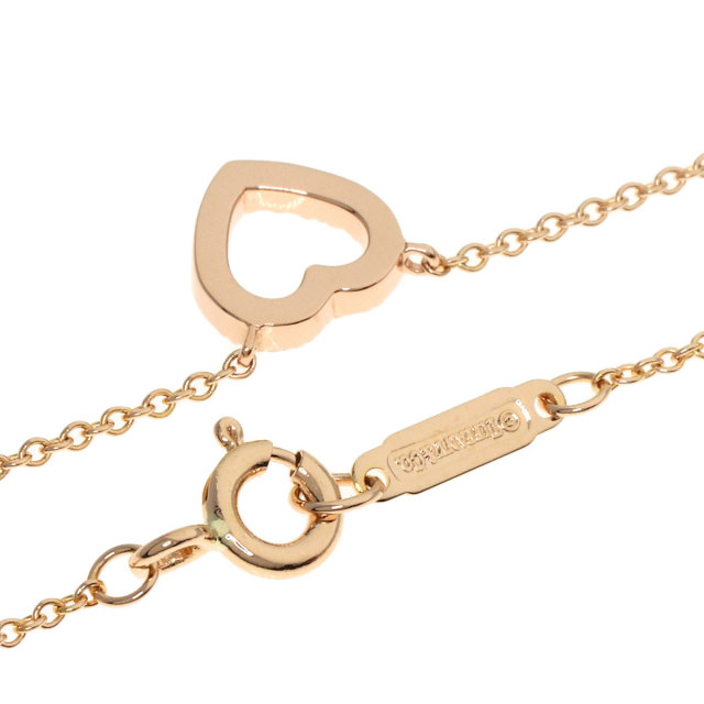 Tiffany ティファニー ネックレス メトロハート ダイヤ ピンクゴールド TIFFANY&Co. ティファニー メトロハート ネックレス 18金 K18