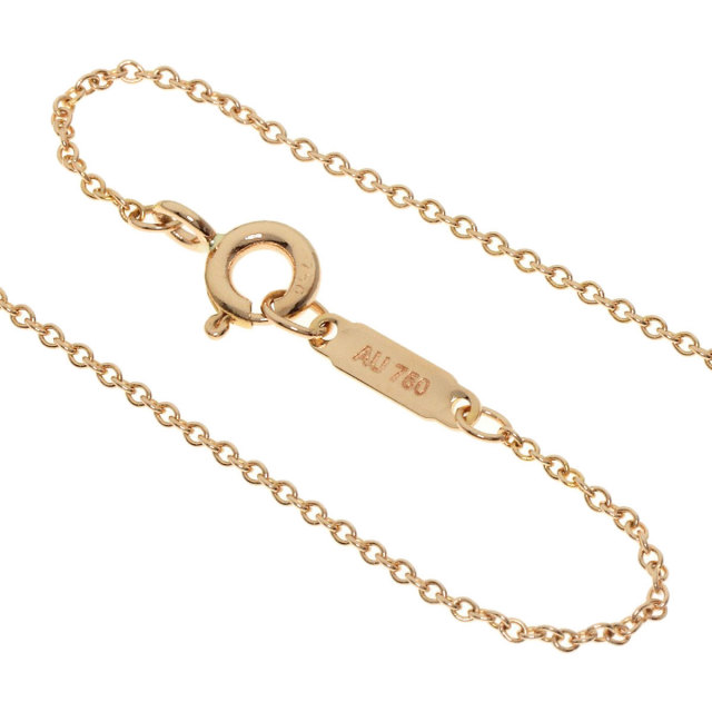 Tiffany ティファニー ネックレス メトロハート ダイヤ ピンクゴールド TIFFANY&Co. ティファニー メトロハート ネックレス 18金 K18