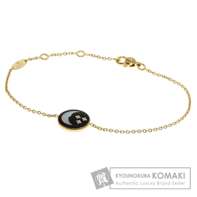 ディオール ブレスレット ローズ デヴァン セレスト シェル オニキス 1P ダイヤモンド