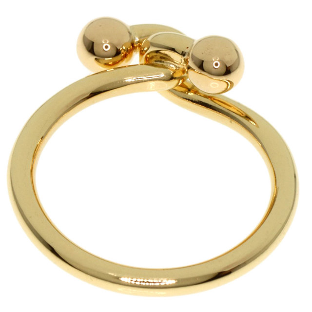 TIFFANY&Co. ティファニー ダブルフック リング・指輪 K18イエロー