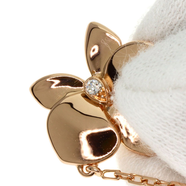 y*ツ様 超美品/カルティエ/カレスドルキデパル/ピンクサファイアK18YGピア 即納【Cartier】カレス ドルキデ パル カルティエ ピアス 関税込