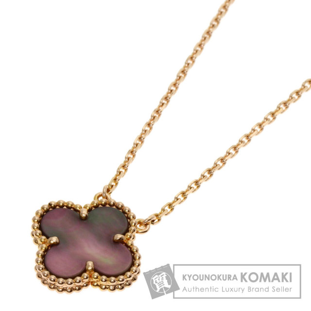 ヴァンクリーフ＆アーペル ネックレス ヴィンテージ アルハンブラ ブラックシェル