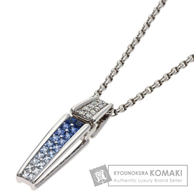 ジュネ ネックレス サファイア ダイヤモンド