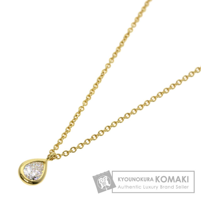 ティファニー ネックレス バイザヤード ペアシェイプ ダイヤモンド