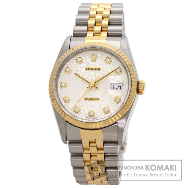 在庫処分セール 116233G ロレックス ROLEX デイトジャスト ダイヤモンド 10P 時計