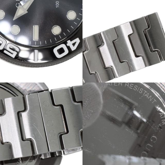 【美品】定価11万！GUCCI ステンレススチール ブラックダイヤル 楽天市場】グッチ Gタイムレス ディアマンテ メンズ 腕時計 クォーツ