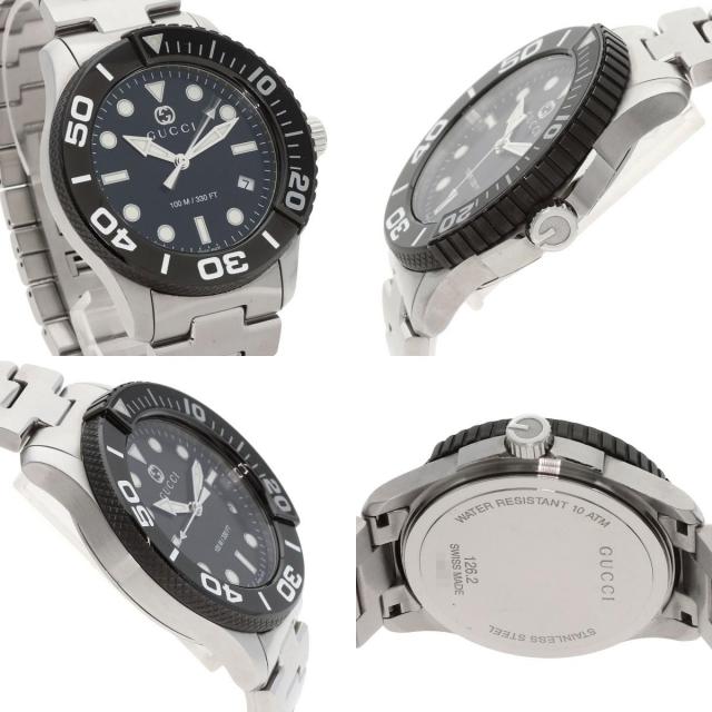 GUCCI グッチ YA126.2 Gタイムレス ダイバー 腕時計 ステンレス