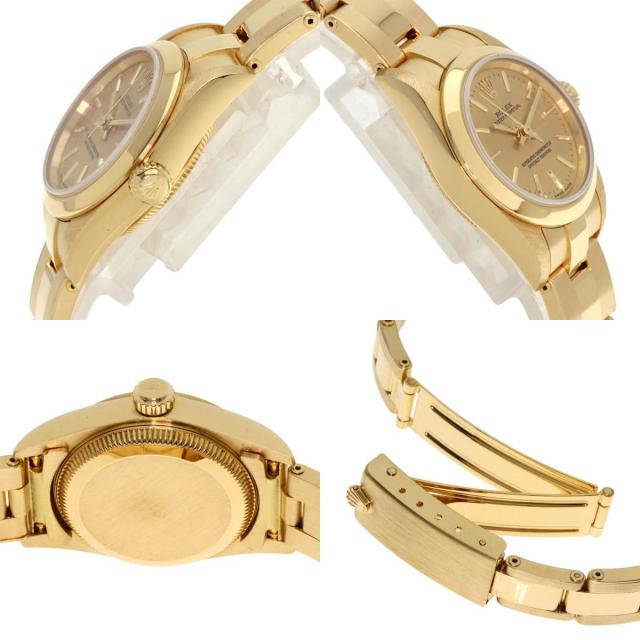 ROLEX ロレックス 76188 オイスターパーペチュアル 腕時計 K18