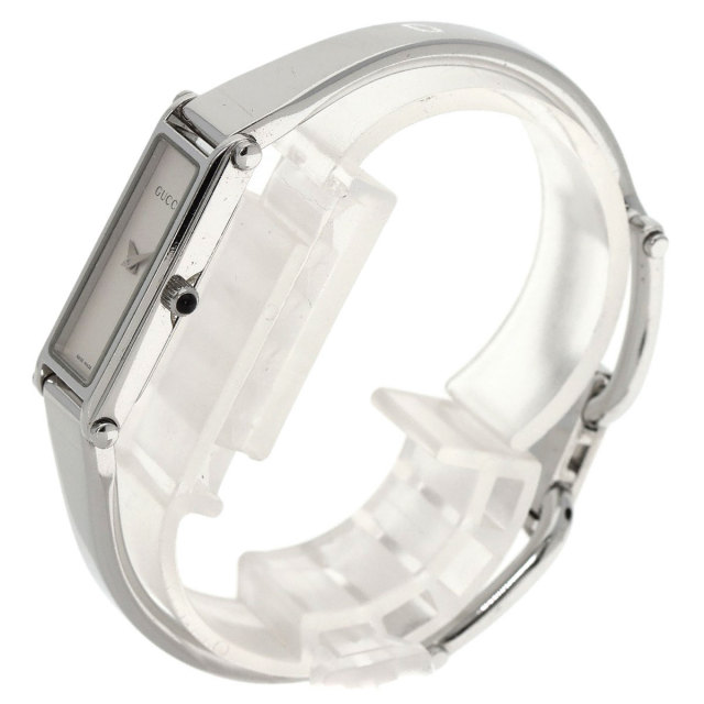 GUCCI グッチ 1500L スクエアフェイス バングル 腕時計 ステンレス  