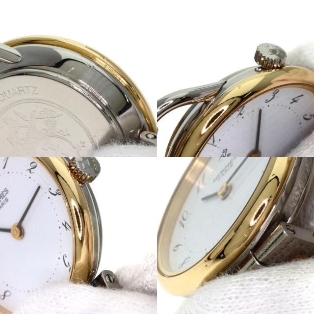 HERMES エルメス アルソー 腕時計 ステンレススチール/SSxGP