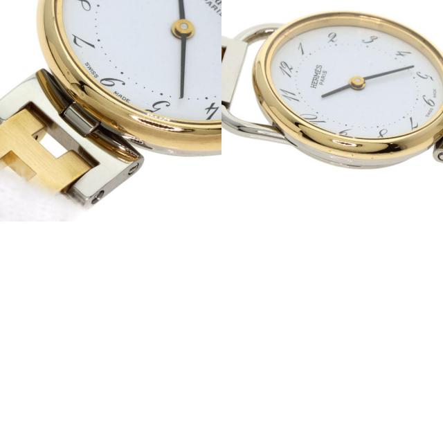 HERMES エルメス アルソー 腕時計 ステンレススチール/SSxGP