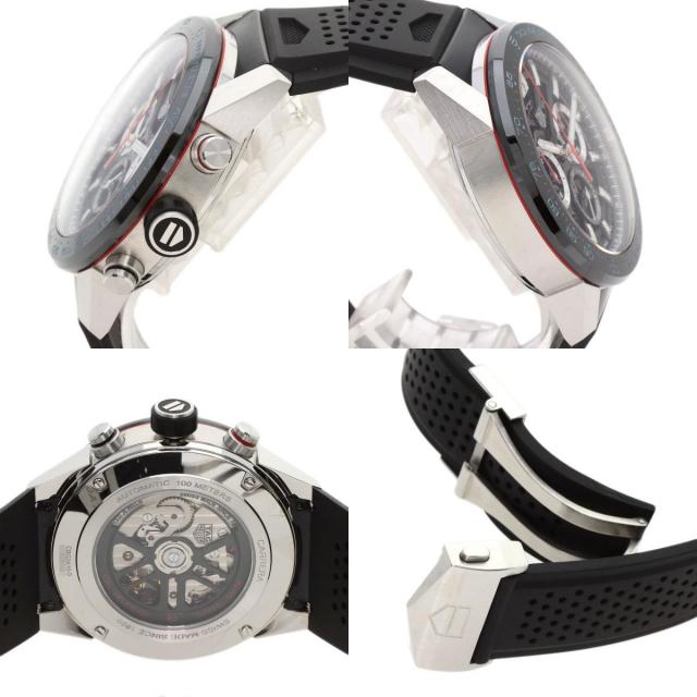 TAG HEUER タグホイヤー CBG2A10 カレラ キャリバー02 腕時計 SS ラバー レディース [中古] TAG HEUER タグホイヤー CBG2A10 カレラ キャリバー02 腕時計