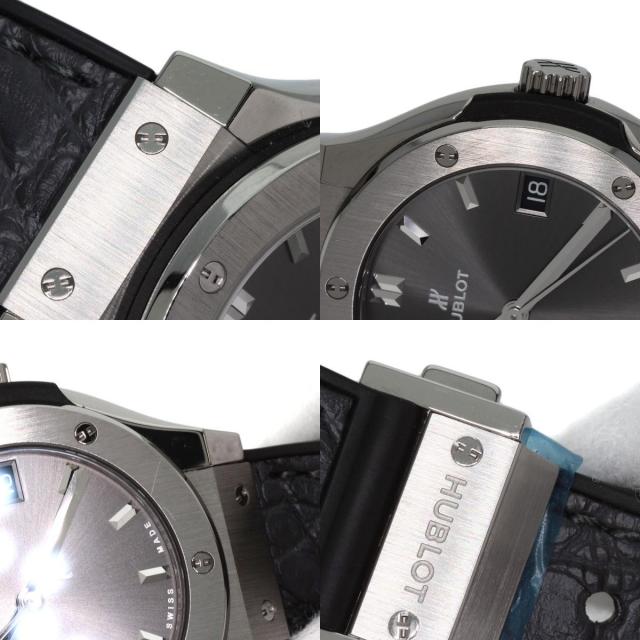 ウブロ 腕時計 クラシック フュージョン チタニウム レーシンググレー