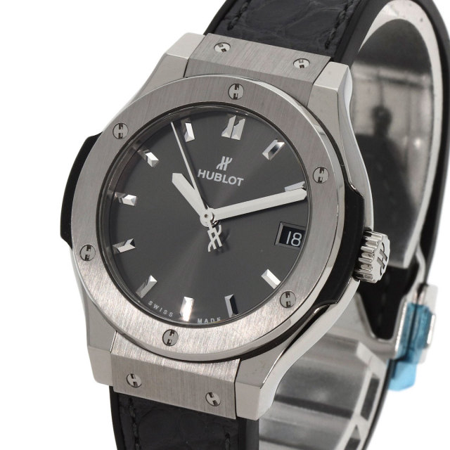 ウブロ 腕時計 クラシック フュージョン チタニウム レーシンググレー