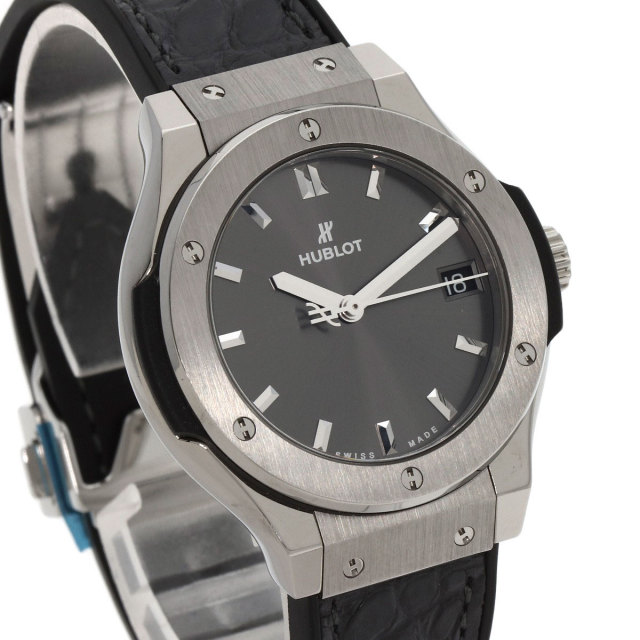 ウブロ 腕時計 クラシック フュージョン チタニウム レーシンググレー