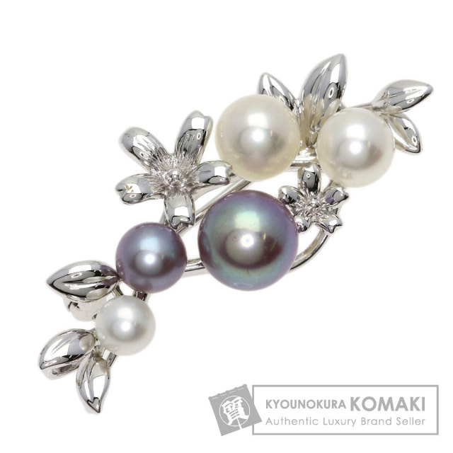 TASAKI タサキ パール 真珠 ブローチ シルバー レディース [中古