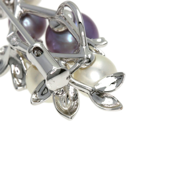 TASAKI タサキ パール 真珠 ブローチ シルバー レディース [中古