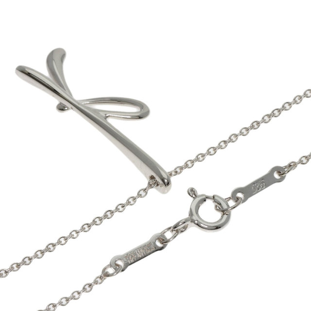 TIFFANY&Co. ティファニー イニシャル K ネックレス シルバー
