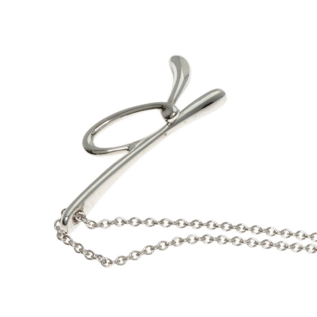 TIFFANY&Co. ティファニー イニシャル K ネックレス シルバー
