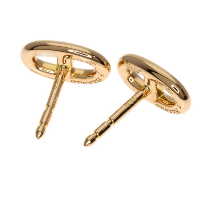 HERMES エルメス シェーヌダンクル ファラン ドール TPM ピアス K18  