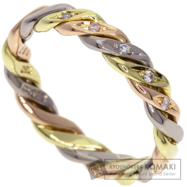 Dior ディオール ツイスト スリーカラー ダイヤモンド リング・指輪  