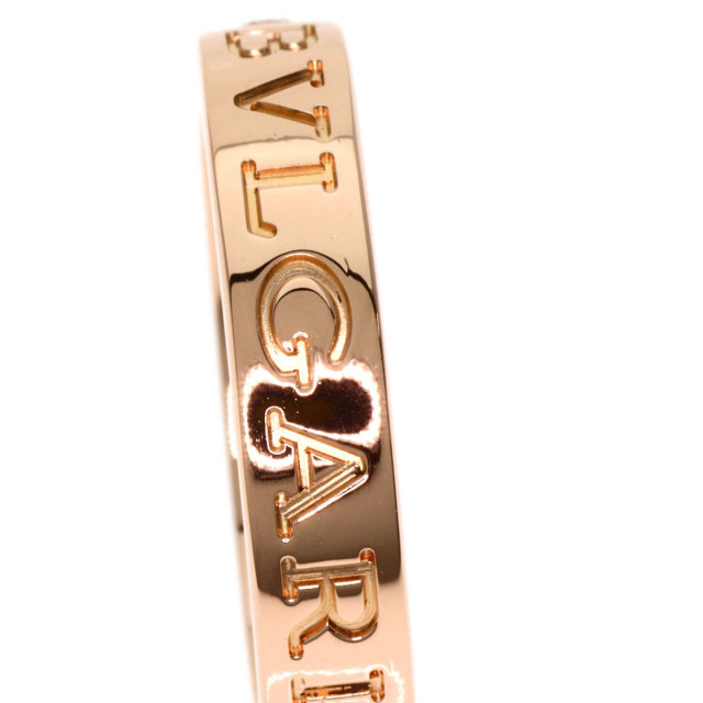 BVLGARI ブルガリ ダブルロゴ 1P ダイヤモンド リング・指輪 K18