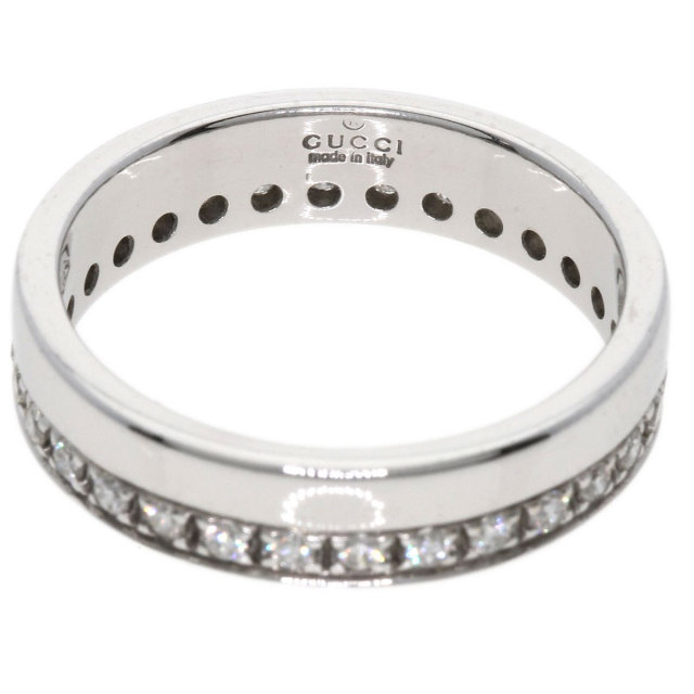 GUCCI リング　指輪　K18WG 27号　ダイヤモンド　ホワイトゴールド 楽天市場】【ジュエリー】【新品仕上げ済】GUCCI グッチ