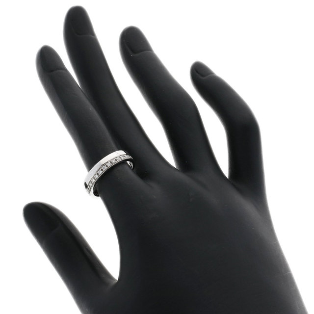 グッチ ハーフエタニティ ダイヤ リング 10号 K18WG E1693 グッチ ハーフエタニティ ダイヤ リング 10号 K18WG E1693