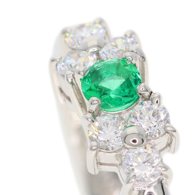 ミキモト リング・指輪 エメラルド ダイヤモンド