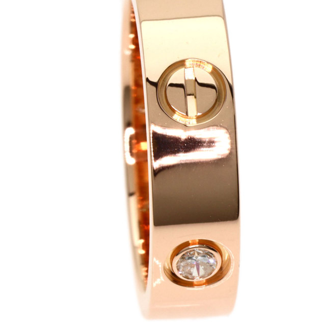 Cartier 750 ピンクゴールド ミニラブリング リング　#55 カルティエ Cartier ラブ #55 リング K18 PG ピンクゴールド 750 指輪