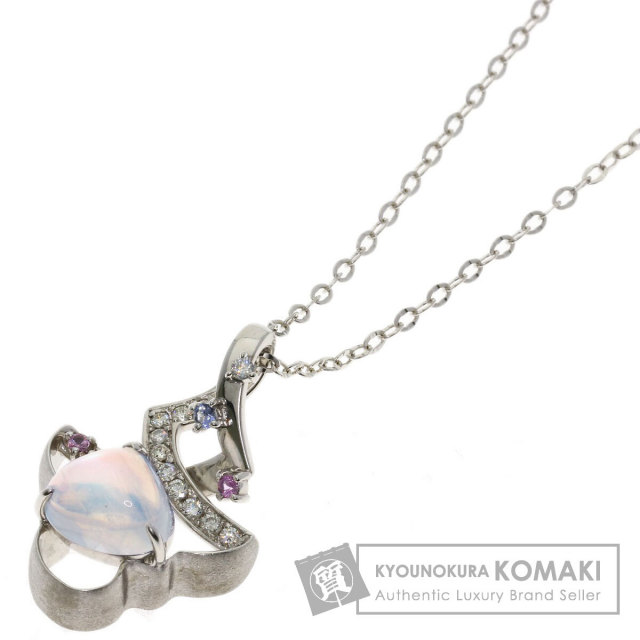 セレクトジュエリー ネックレス ムーンストーン ダイヤモンド