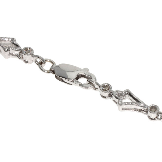 2.05ct ダイヤモンド ネックレス K18ホワイトゴールド 24.4g
