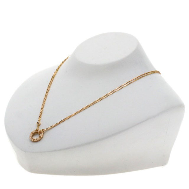 カルティエ ラブ サークル ダイヤモンド ネックレス K18ピンクゴールド C8943 | [中古]カルティエ ラブ サークル ネックレス