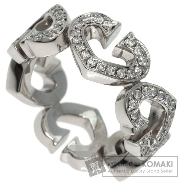 【新品仕上げ】カルティエ　2C ダイヤ　ホワイトゴールド　チャーム 新品仕上げ】カルティエ 2C ダイヤ ホワイトゴールド チャーム