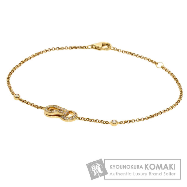 CARTIER カルティエ アグラフ ダイヤモンド ブレスレット K18イエロー