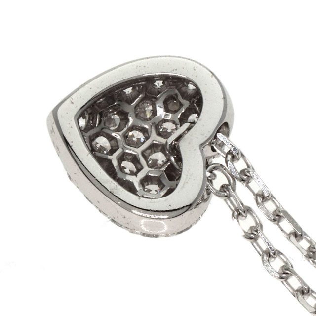 CARTIER カルティエ ハート パヴェ ダイヤモンド ネックレス K18