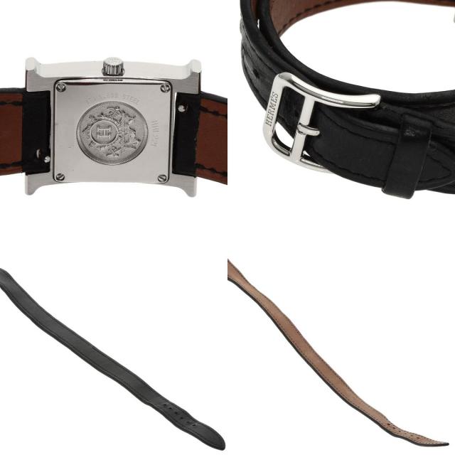 HERMES エルメス HH1.221.336/VB89 Hウォッチ ドゥブルトゥール